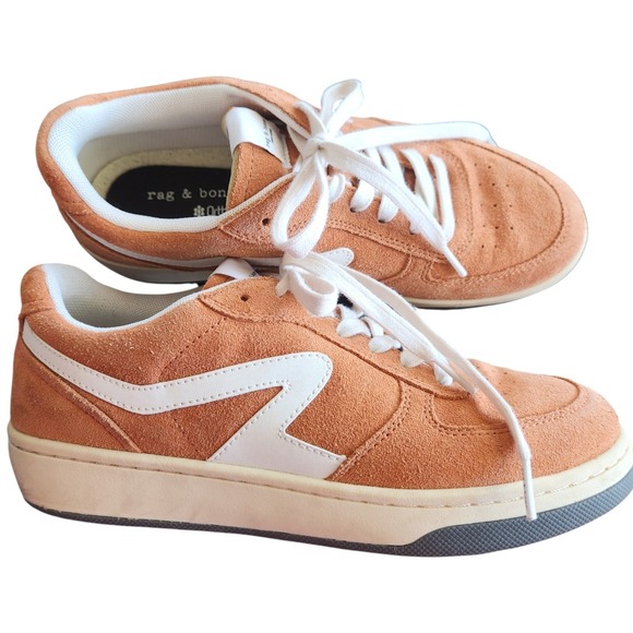 rag & bone Shoes - rag & bone Retro Court Sneaker in Sequoia Suede 39.5 US 9.5 Suede Leather